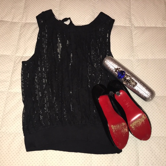 💐 Free People One - Sleeveless Lace Top - Picture 3 of 8
